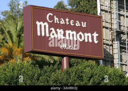 5 janvier 2005 - Beverly Hills, CA, États-Unis - 5 janvier 2005 - Los Angeles, Californie. Chateau Marmont Hotel sur Sunset Blvd..crédit photo : Jacqui Wong/Admedia (crédit image : © Jacqui Wong/Admedia via ZUMA Wire) Banque D'Images