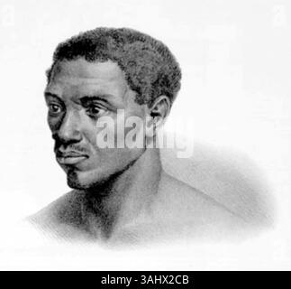 Une autre version recadrée de l'aquarelle de Johann Moritz Rugendas « esclaves de Benguela, Angola, Congo et Monjolo », créée vers 1830, mettant en évidence la représentation des esclaves africains amenés au Brésil pendant l'ère coloniale. L'image fait partie de la collection plus large 'voyage pittoresque dans le Bresil.' Banque D'Images