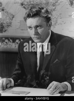 23 mai 2017 - Richard Burton, sur le plateau du film britannique, The V.I.P.'s (alias Hotel International), Metro-Goldwyn-Mayer, 1963 (crédit image : © JT Vintage/Glasshouse via ZUMA Wire) Banque D'Images