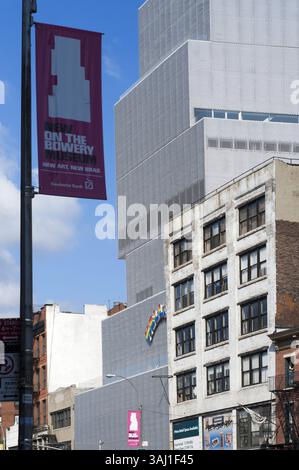 17 septembre 2009 - New York, État de New York, États-Unis - extérieur du New Museum of Contemporary Art on the Bowery à Manhattan, New York City, États-Unis (crédit image : © via ZUMA Wire) Banque D'Images