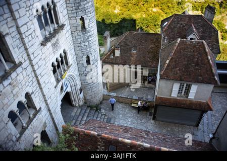 28 juin 2016 - Sanctuaire de Rocamadour, département du Lot, midi-Pyrénées, France. Parc naturel des Causses régionales du Quercy (crédit image : © Sergi Reboredo via ZUMA Wire) Banque D'Images