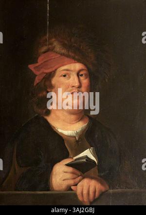 Reproduction du XVIIe siècle de Paracelse (Theophrastus Bombastus von Hohenheim) par Quinten Massys, peinte entre 1700 et 1799. L'huile sur panneau est hébergée par le National Trust. Banque D'Images