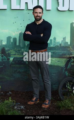 Londres, Royaume-Uni. 10 avril 2025. Un invité assiste à la première britannique de la saison 2 de « The Last of US » au vue West End de Londres, en Angleterre. Date de la photo : jeudi 10 avril 2025. Crédit : Isabel Infantes/Alamy Live News Banque D'Images