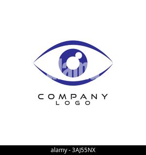 vecteur de logo de soin des yeux Illustration de Vecteur