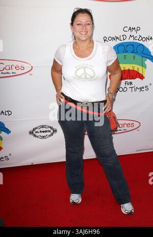 27 octobre 2008 - Hollywood, Californie, États-Unis - 26 octobre 2008 - Hollywood, Californie - Camryn Manheim. Camp Ronald McDonald tenu à Universal Studios Back Lot. Crédit photo : Kevan Brooks/AdMedia Banque D'Images