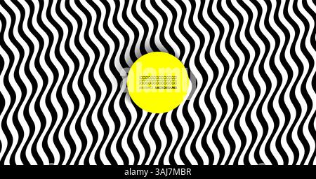 Noir et blanc. Modèle avec illusion d'optique. 3d abstrait arrière-plan géométrique. Vector illustration. Illustration de Vecteur