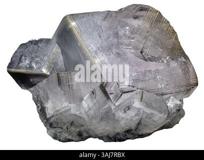 Calcite avec pyrite orientée, province du Hunan, Chine la calcite avec pyrite orientée de la province du Hunan, Chine, est un associé minéral visuellement frappant Banque D'Images