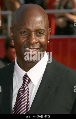 16 juillet 2008 - Los Angeles, CA, États-Unis - 16 juillet 2008 - Los Angeles, Californie - Jerry Rice. ESPY Awards 2008 - arrivées au Nokia Theatre LA Live. Crédit photo : Michael Jade/AdMedia Banque D'Images