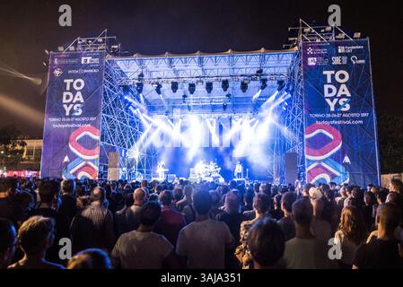 26 août 2017 - Turin, Piémont, Italie - Turin, Italie-26 août 2017 : Richard Ashcroft se produit en direct au festival Todays le 26 août 2017 à Turin, Italie (crédit image : © Stefano Guidi via ZUMA Wire) Banque D'Images