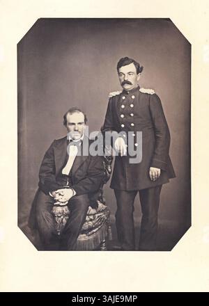 RUSSIE - VERS 1880 : photographie vintage d'un homme de Russie, vers 1880 Banque D'Images