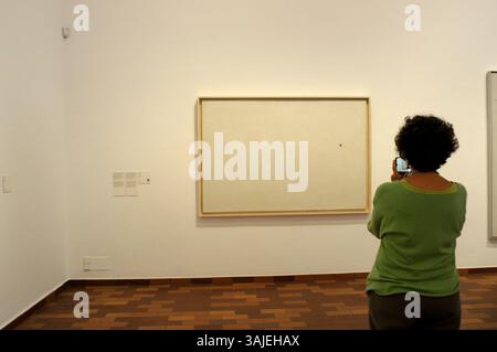 Fondation Joan Miro ; peinture ; détail ; dessin ; Joan Miró artiste ; artiste espagnol Joan Miro ; Barcelone ; Fundacio Miró ; Montjuic ; ville de Barcelone. CON Banque D'Images