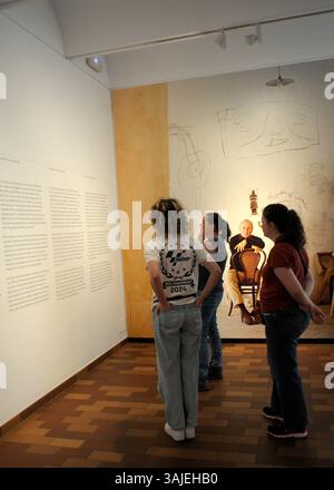 Fondation Joan Miro ; Fundacio Miró ; Montjuic ; ville de Barcelone. Art contemporain Banque D'Images