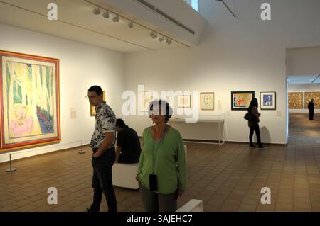 Henri Matisse à la fondation Joan Miro ; peinture ; détail ; dessin ; artiste Joan Miró ; artiste espagnol Joan Miro ; Barcelone ; Fundacio Miró ; Montjuic ; ville Banque D'Images