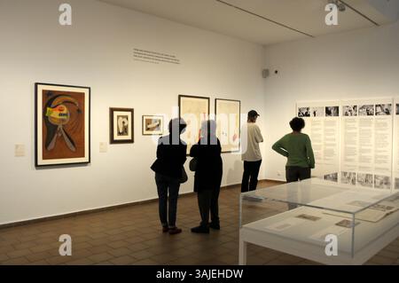 Henri Matisse à la fondation Joan Miro ; peinture ; détail ; dessin ; artiste Joan Miró ; artiste espagnol Joan Miro ; Barcelone ; Fundacio Miró ; Montjuic ; ville Banque D'Images