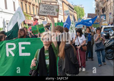 Rome, Italie. 11 avril 2025. Rome, Italie 11 avril 2025 : vendredi pour crédit futur : andrea sabbadini/Alamy Live News Banque D'Images
