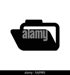 conception d'illustration de modèle vectoriel d'icône de dossier Illustration de Vecteur