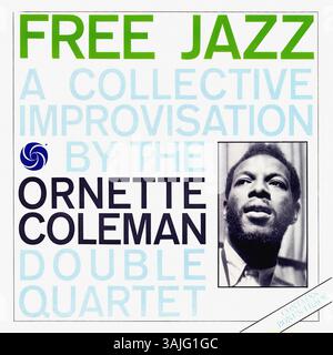 Ornette Coleman - Free Jazz - pochette de disque de jazz vintage Banque D'Images