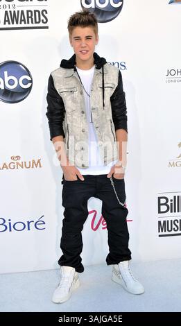 20 mai 2012 - Las Vegas, NV, USA - LAS VEGAS - 20 MAI : Justin Bieber aux Billboard Music Awards 2012 au MGM Grand Garden Arena le 20 mai 2012 à Las Vegas, NV (crédit image : © hPa/Newscom via ZUMA Press) Banque D'Images