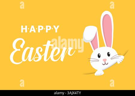 Lapin de Pâques, lapin de pâques. Illustration vectorielle. Illustration de Vecteur