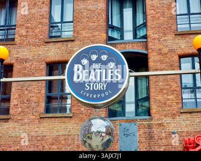 Le Beatles Story Museum, Liverpool Banque D'Images