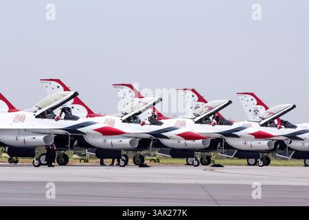 Scènes du Charleston Air Show 2024 Banque D'Images