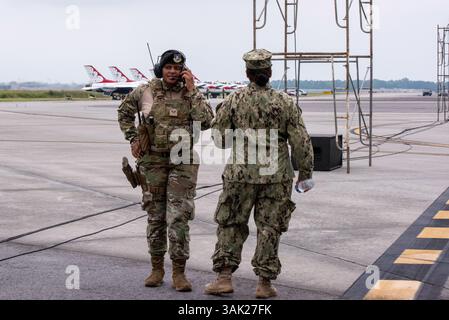 Scènes du Charleston Air Show 2024 Banque D'Images