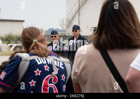 Scènes du Charleston Air Show 2024 Banque D'Images