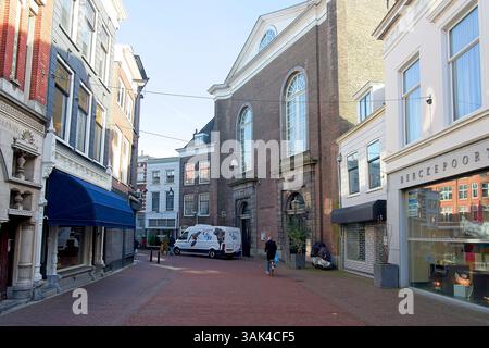 Dordrecht pays-Bas - 27 janvier - 2024 - Eglise médiévale augustinienne à Voorstraat à Dordrecht aux pays-Bas Banque D'Images