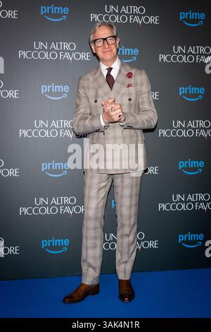 Rome, Italie. 11 avril 2025. Paul Feig assiste au photocall de 'un altro piccolo favore' (une autre faveur simple) au Cinéma Barberini à Rome. (Photo de Stefano Costantino/SOPA images/Sipa USA) crédit : Sipa USA/Alamy Live News Banque D'Images