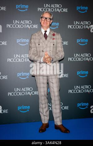 Rome, Italie. 11 avril 2025. Paul Feig assiste au photocall de 'un altro piccolo favore' (une autre faveur simple) au Cinéma Barberini à Rome. (Photo de Stefano Costantino/SOPA images/Sipa USA) crédit : Sipa USA/Alamy Live News Banque D'Images