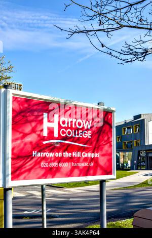 Harrow on the Hill Campus fait partie du Harrow College, Borough of Harrow, Londres, Angleterre, Royaume-Uni Banque D'Images