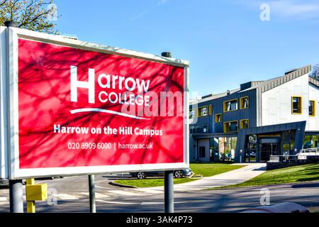Harrow on the Hill Campus fait partie du Harrow College, Borough of Harrow, Londres, Angleterre, Royaume-Uni Banque D'Images