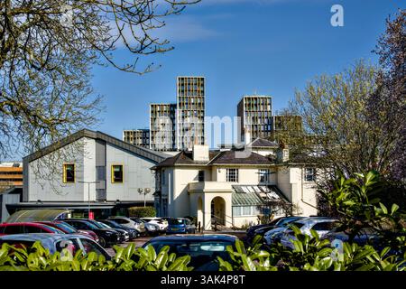 Harrow on the Hill Campus fait partie du Harrow College, Borough of Harrow, Londres, Angleterre, Royaume-Uni Banque D'Images