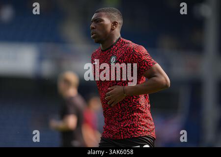 Lors du match du Sky Bet Championship Queens Park Rangers vs Bristol City au Kiyan Prince Foundation Stadium, Londres, Royaume-Uni. 12 avril 2025. (Photo de Harvey Murphy/News images) in, le 4/12/2025. (Photo de Harvey Murphy/News images/SIPA USA) crédit : SIPA USA/Alamy Live News Banque D'Images