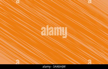 Fond de couleur orange abstrait avec des bandes diagonales Illustration de Vecteur