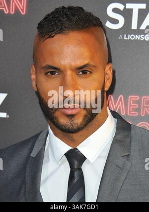 20 avril 2017 - Los Angeles, CA, États-Unis - Ricky Whittle arrive à la première de 'American Gods' au cinéma ArcLight Cinerama Dome le 20 avril 2017 à Hollywood, Californie (crédit image : © Peter West/Ace Pictures via ZUMA Press) Banque D'Images