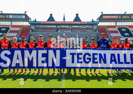 Rotterdam, pays-Bas. 12 avril 2025. ROTTERDAM, 12-04-25, Stadium het Kasteel, eredivisie néerlandaise, saison 2024/2025, Sparta Rotterdam - Heerenveen, crédit : Pro Shots/Alamy Live News Banque D'Images