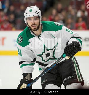 06 novembre 2016 : Chicago, Illinois, États-Unis - Star #91 Tyler Seguin en action lors du match de la Ligue nationale de hockey entre les Blackhawks de Chicago et les Stars de Dallas au United Center à Chicago, il. (Image de crédit : &copy ; Mike Wulf/CSM via ZUMA Wire) Banque D'Images
