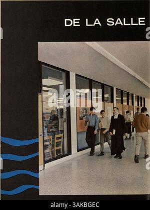 L'annuaire Delta 1967 de l'école secondaire de la salle offre une vue complète des étudiants, des professeurs, des clubs, de l'athlétisme et des événements clés de l'année scolaire 1966-1967, en se concentrant sur les contributions et la culture afro-américaines. Banque D'Images