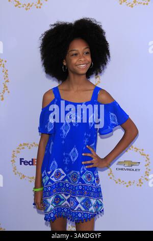 23 avril 2017 - Culver City, CA, USA - LOS ANGELES - 23 avril : Brianna Reed à la Journée Safe Kids aux studios Smashbox le 23 avril 2017 à Culver City, CA (crédit image : © hPa/Newscom via ZUMA Press) Banque D'Images