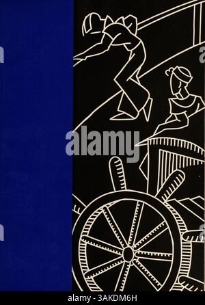 L'annuaire Centralian 1936 reprend les faits marquants de l'année scolaire 1935-1936 de la Central High School. Il comprend des sections sur l'athlétisme, les clubs étudiants, les réalisations académiques et la participation des étudiants afro-américains, offrant une vue complète de la vie étudiante à l'époque. Banque D'Images