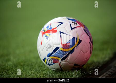 Turin, Italie. 12 avril 2025. Match officiel lors de la saison 2024/25 de la Serie A italienne, match de football entre la Juventus FC et l'US Lecce le 12 avril 2025 au stade Allianz de Turin, Italie. Crédit : Nderim Kaceli/Alamy Live News Banque D'Images