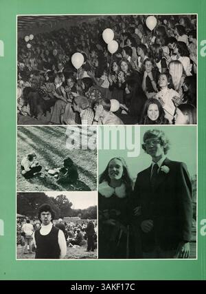 Le Wagistanian Yearbook 1975 de Southwest High met en lumière les activités scolaires, les clubs, les sports et les expériences des étudiants afro-américains, offrant un aperçu complet de l'année scolaire 1974-1975. Banque D'Images