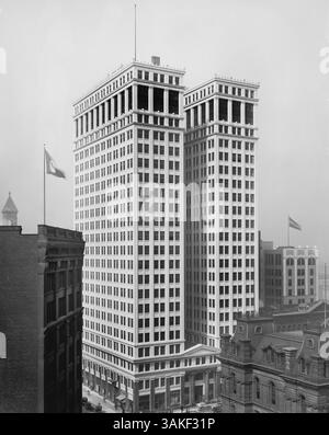 28 mars 2017 - Dime Savings Bank Building, Detroit, Michigan, États-Unis, Detroit Publishing Company, 1915 (crédit image : © Circa images/Glasshouse via ZUMA Wire) Banque D'Images