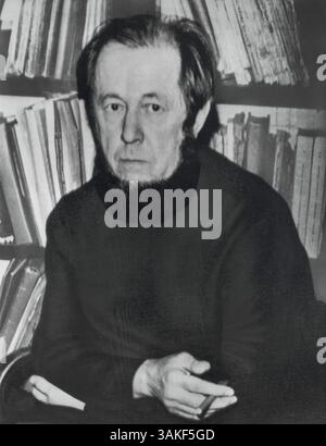 27 avril 2017 - Aleksandr Solzhenitsyn (1918-2008), romancier et écrivain russe, Portrait, 1974 (crédit image : © JT Vintage/Glasshouse via ZUMA Wire) Banque D'Images