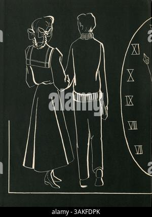 L'annuaire Hesperian 1951 '51 de Blake High School présente les étudiants, les enseignants, l'athlétisme, les clubs et les événements de l'année académique 1950-1951. Banque D'Images