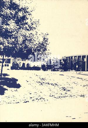 L'annuaire « talons » 1985 de l'école secondaire Robbinsdale Cooper présente les faits saillants de la vie étudiante, de l'athlétisme, des réalisations scolaires et des activités parascolaires au cours de l'année scolaire 1984-1985-1998. Banque D'Images