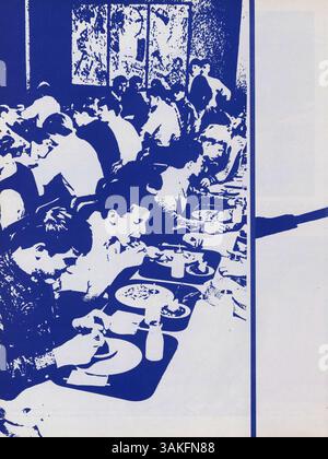 L'annuaire '67 Echowan documente les activités étudiantes, l'athlétisme, les clubs et les événements scolaires à l'école secondaire Louis Park, offrant un aperçu des moments clés de l'année scolaire 1966-1967. Banque D'Images