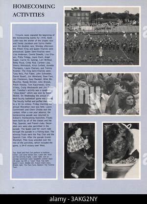 L'Edison High Yearbook 1979 présente les étudiants, les professeurs, l'athlétisme et les événements clés de l'année scolaire 1978-1979 à l'Edison High School. Banque D'Images