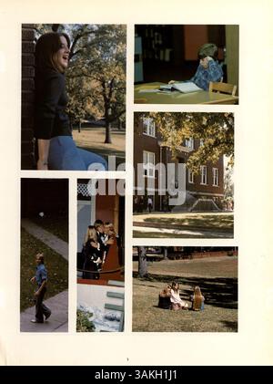 Antler '75, l'annuaire 1975 de la Minnehaha Academy, commémore les moments mémorables de l'année scolaire, des sports et des clubs aux réalisations académiques, en réfléchissant aux contributions des étudiants et des professeurs. Banque D'Images